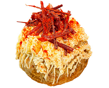 陸奥一蓮 豪快!干し肉乗せばくだん焼